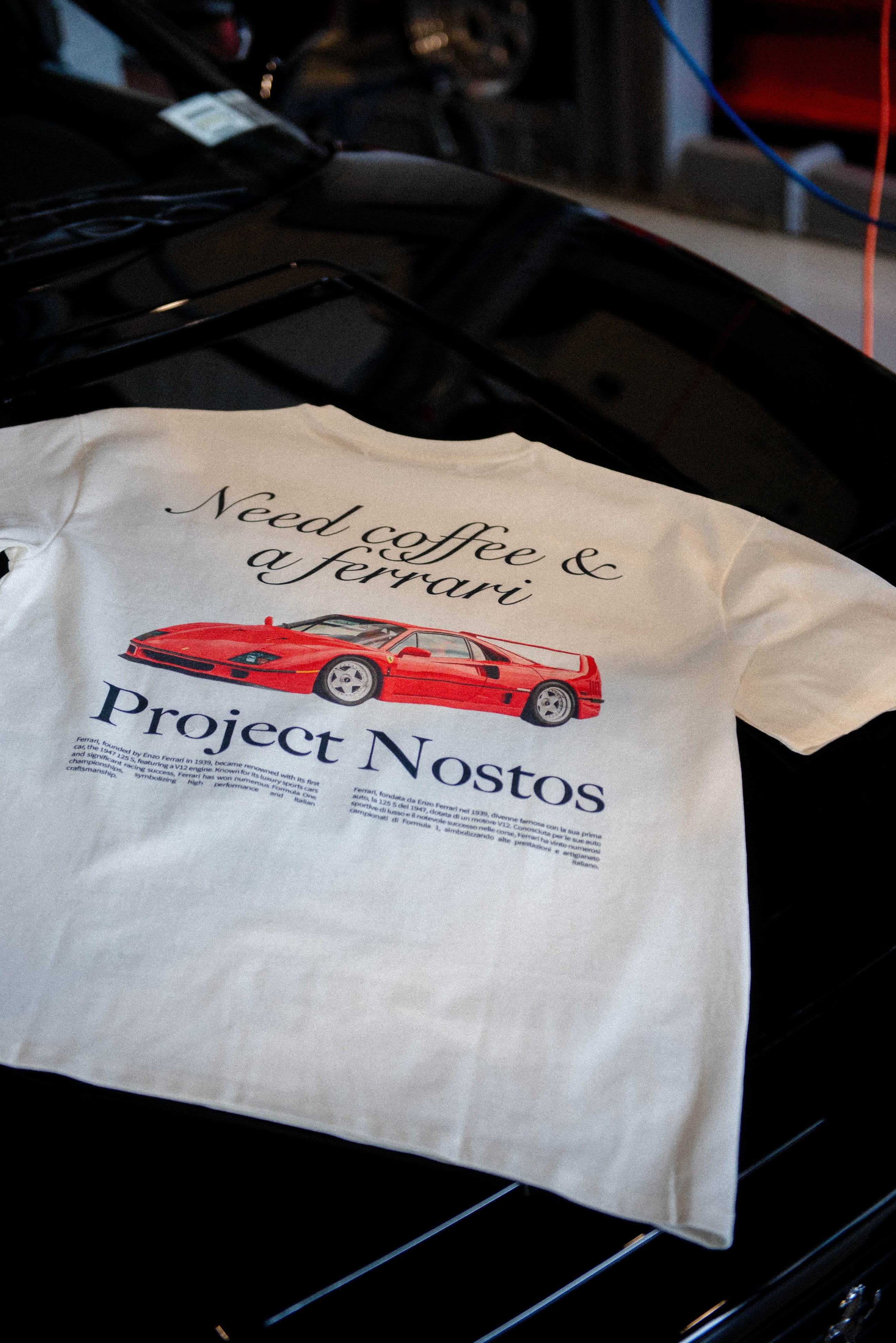 Need Coffee & a Ferrari T-Shirt