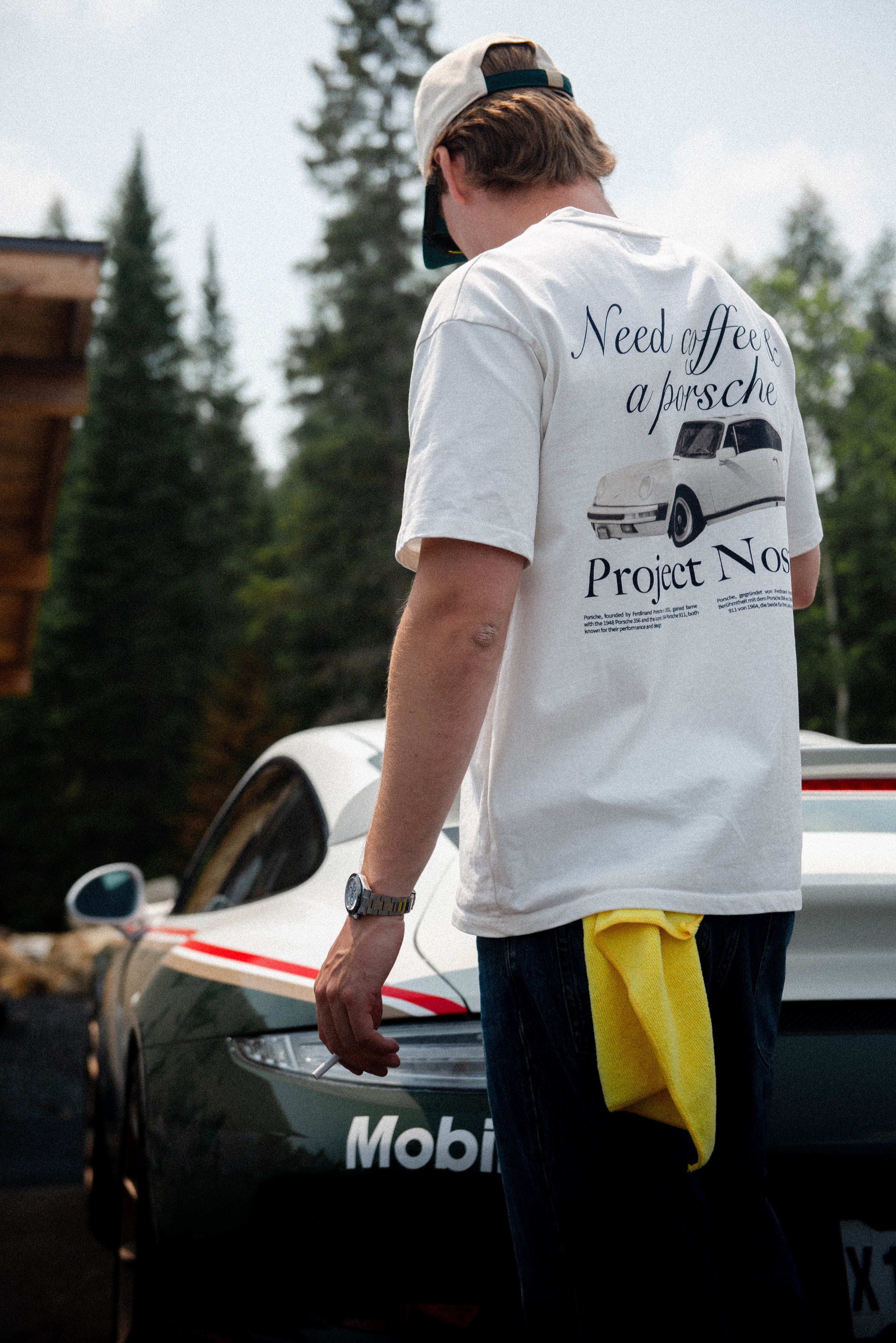 Need Coffee & a Porsche T-Shirt