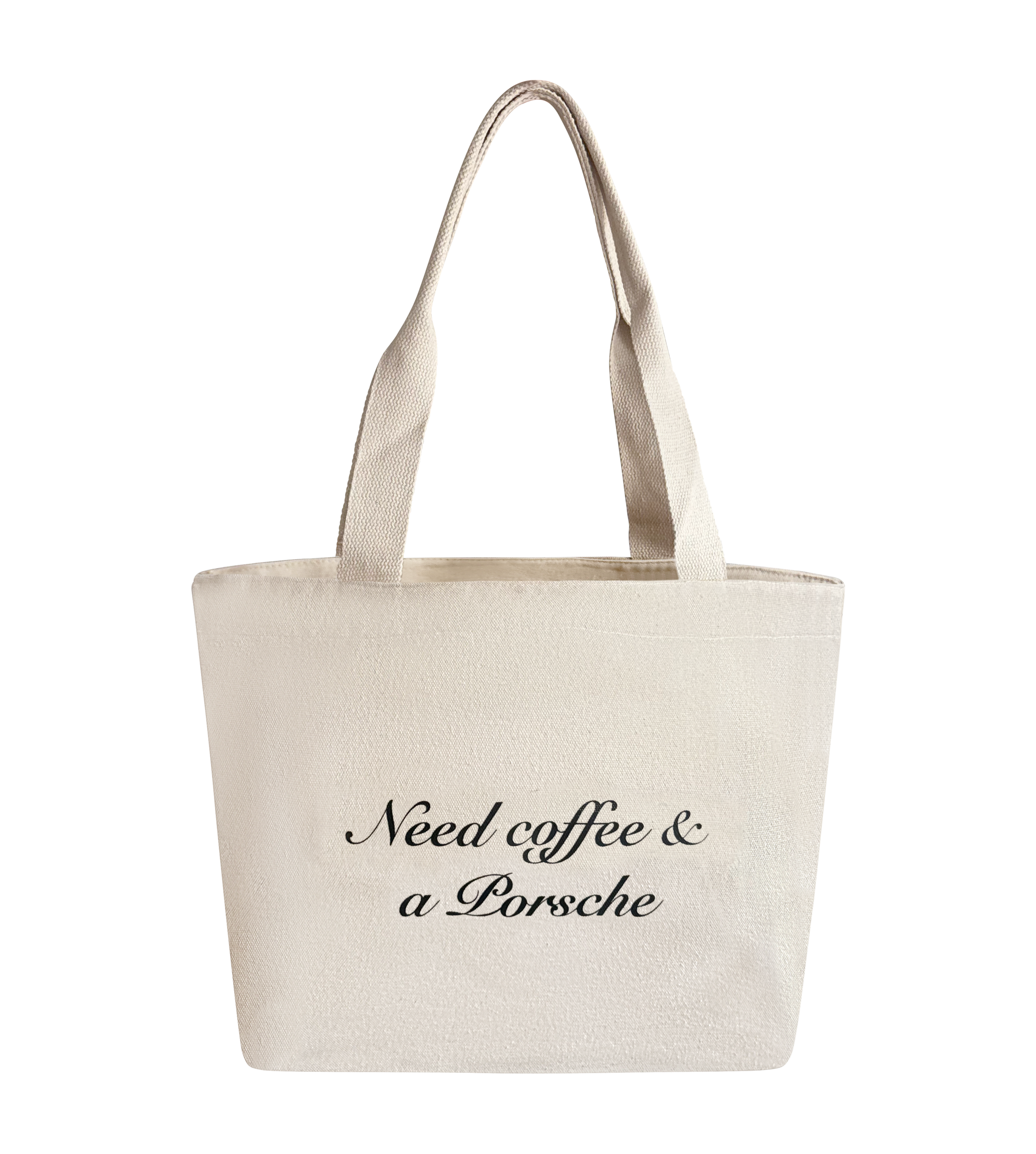 Need Coffee & a Porsche Tote Bag